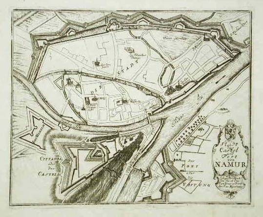 Die Stadt das Castel und Fort von Namur