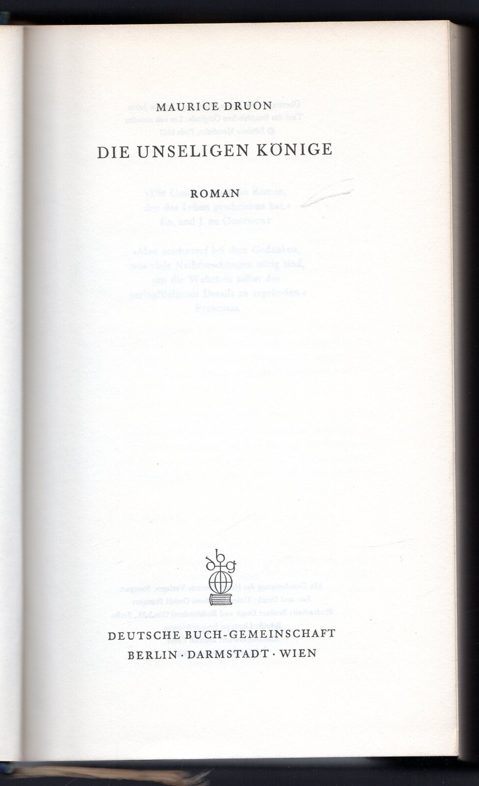 Die unseligen konige