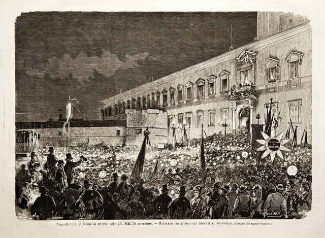 Dimostrazioni di Roma al ritorno delle LL. MM. 24 novembre.- …