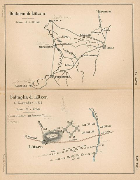 Dintorni di Lutzen - Battaglia di Lutzen 6 Novembre 1632