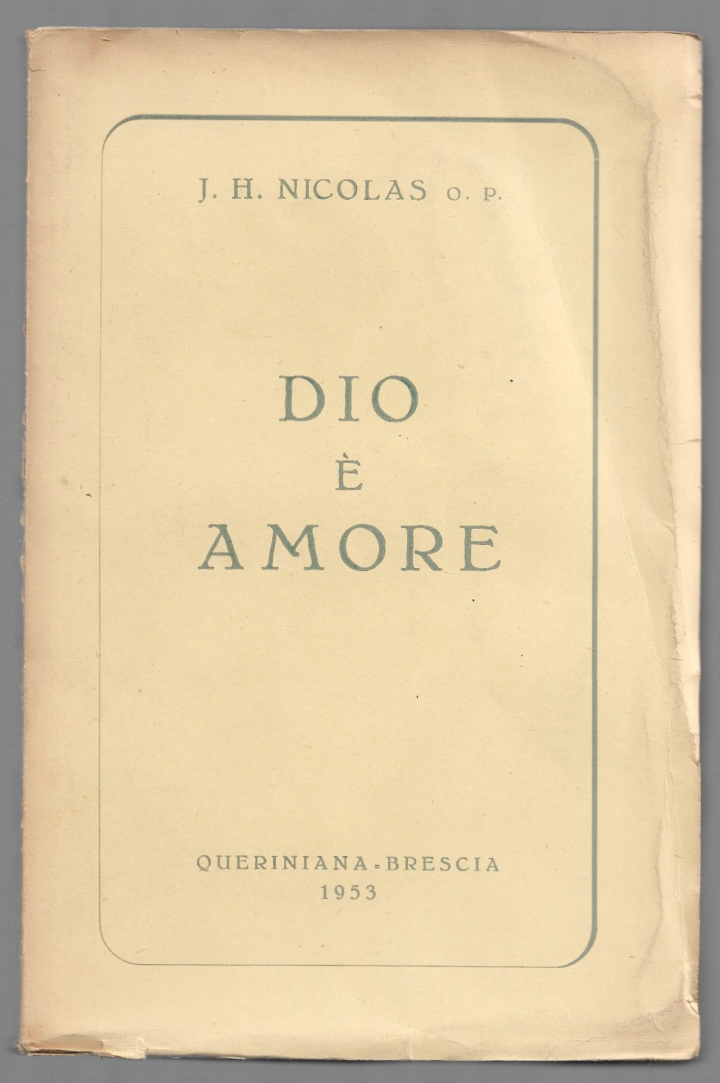 Dio è amore