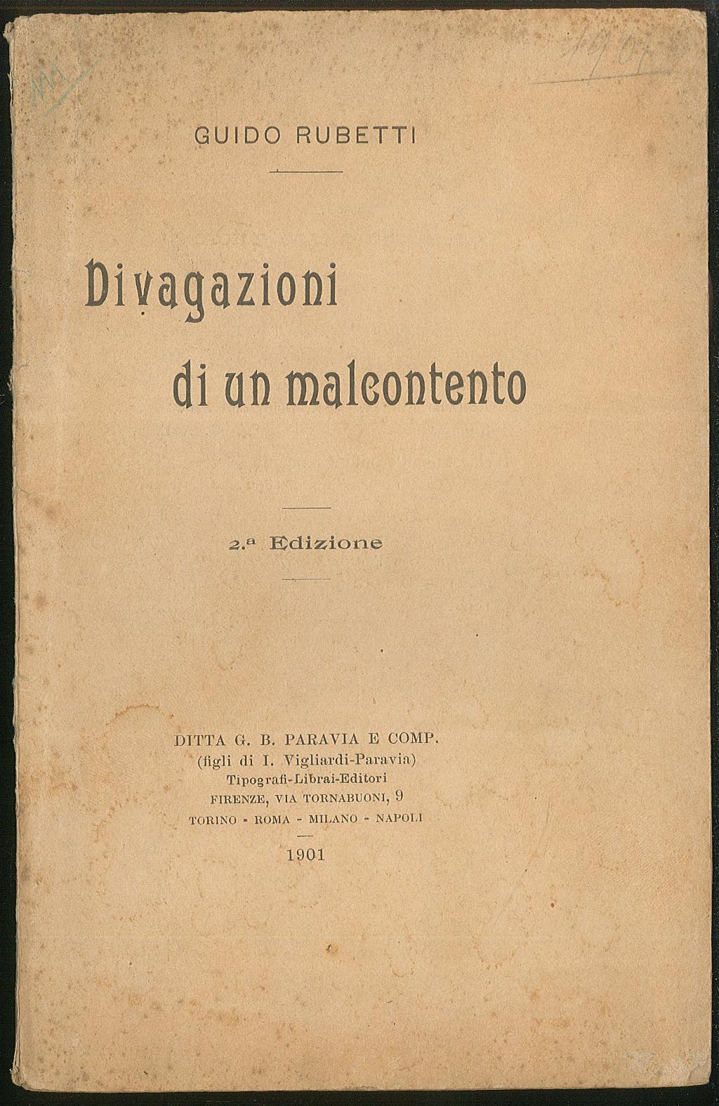 Divagazioni di un malcontento