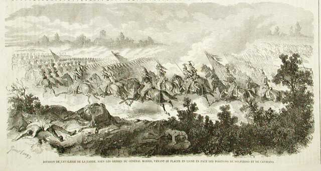 Division de la cavalerie de la garde, sous les ordres …