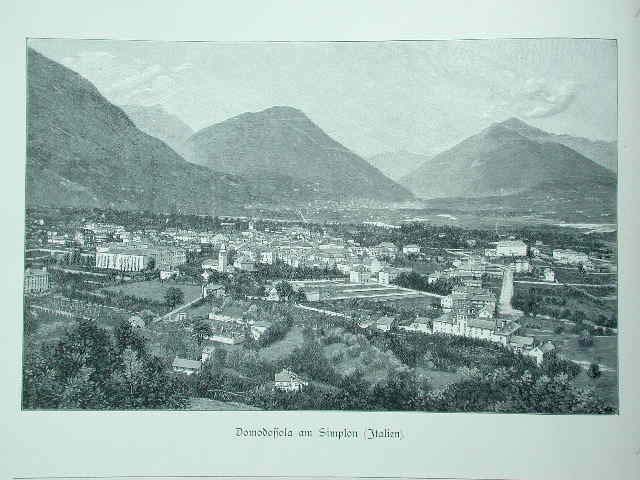 Domodossola am Simplon (Italien)