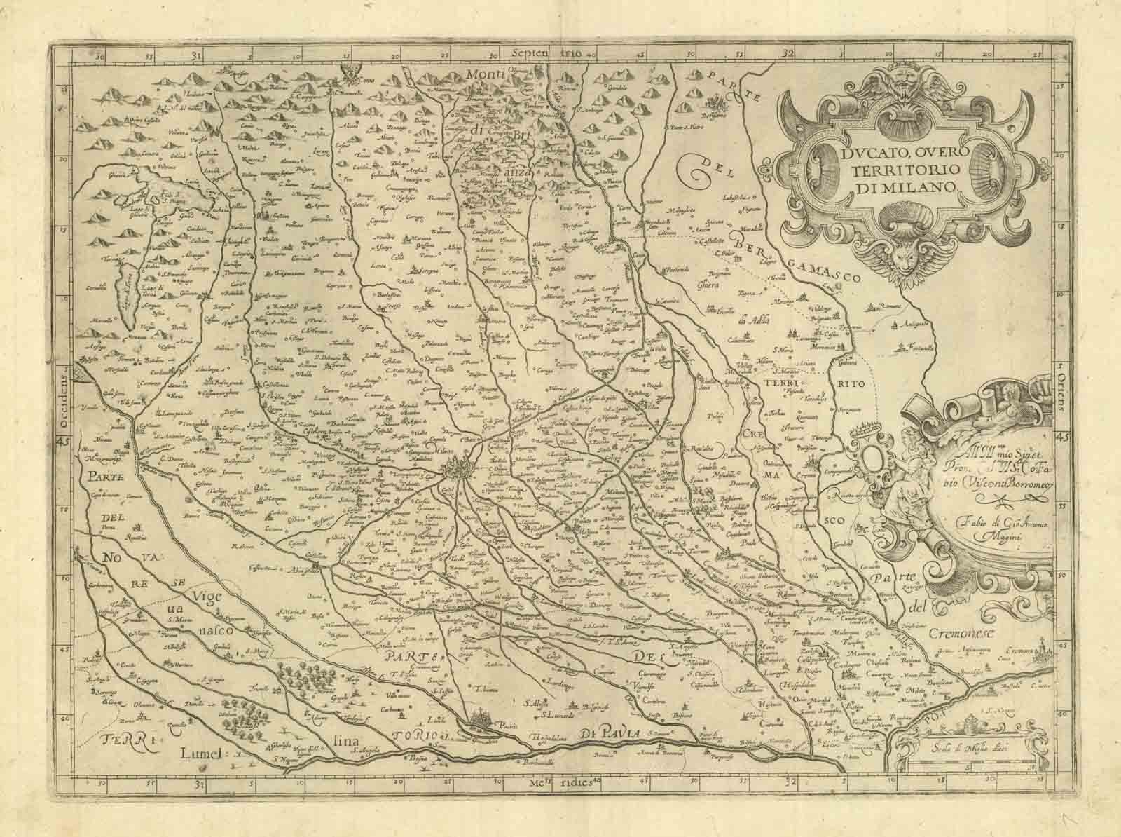 DUCATO, OVERO TERRITORIO DI MILANO