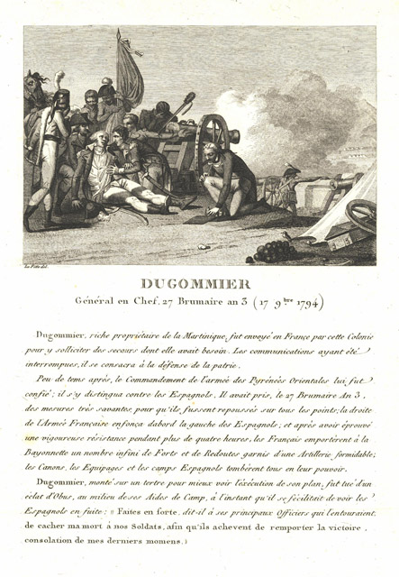 Dugommier Gènèral en Chef. 27 Brumaire an 3 (17 9bre …