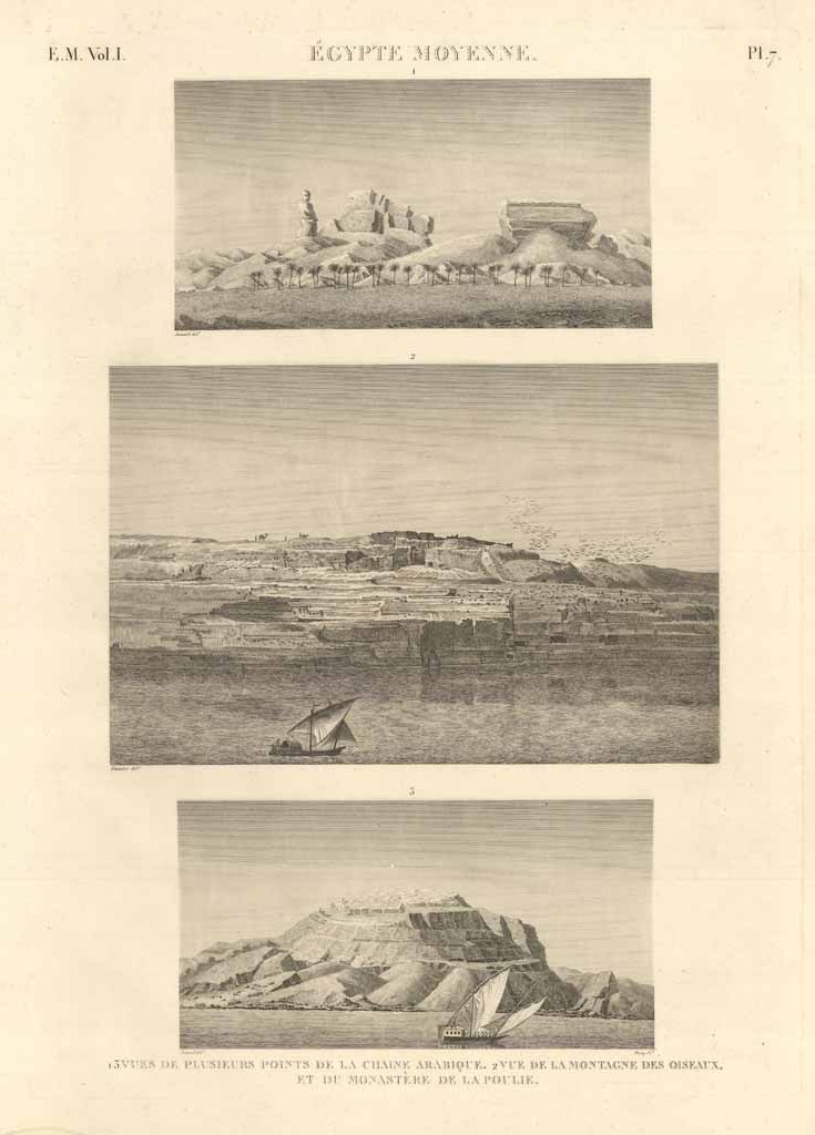 Egypte moyenne - Vues de plusieurs points de la chaine …