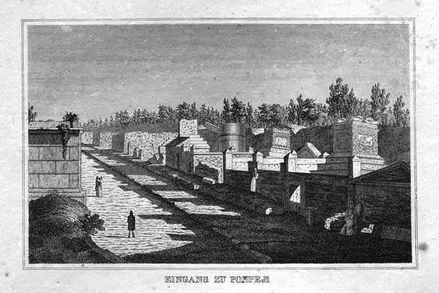 Eingang zu Pompeji