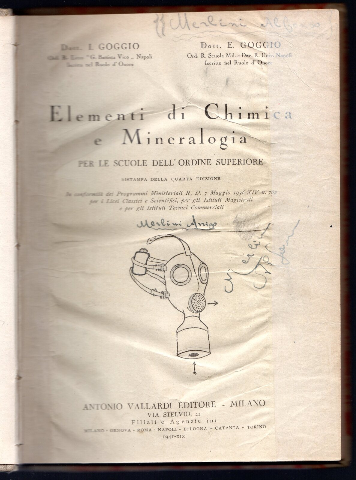 Elementi di chimica e Mineralogia