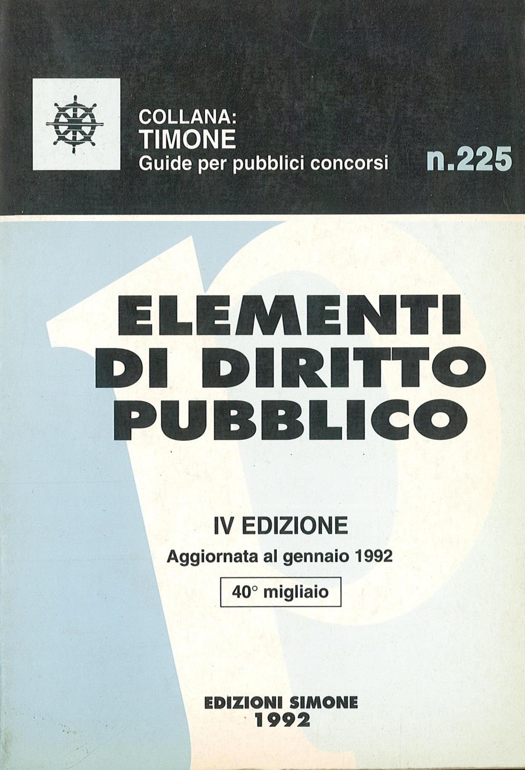 Elementi di diritto pubblico