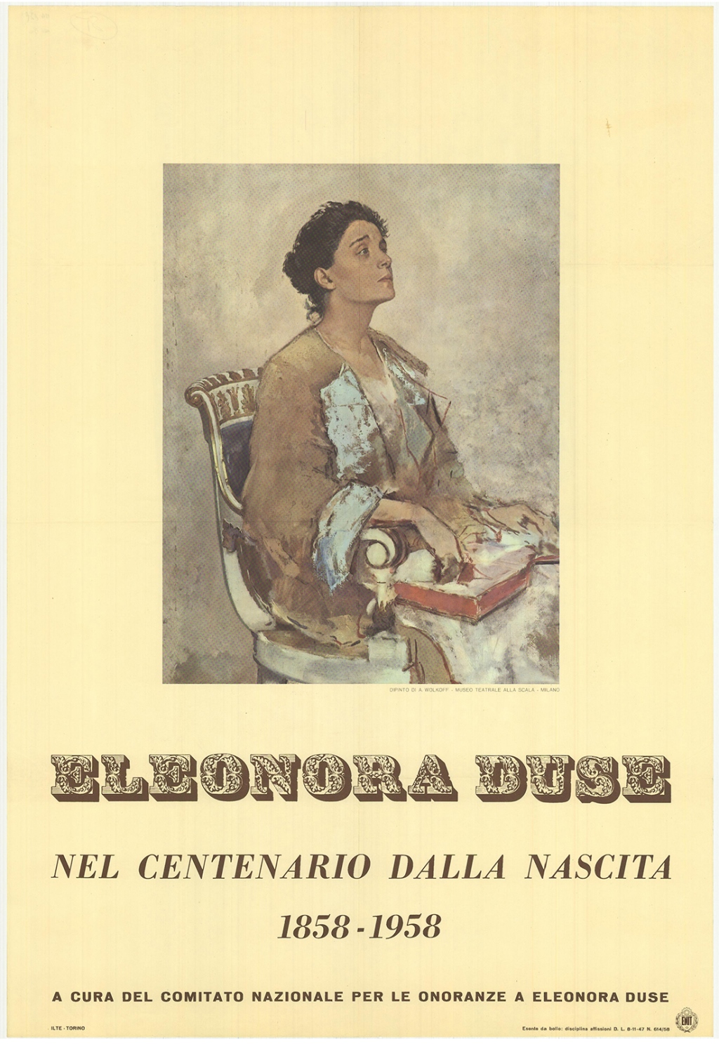 Eleonora Duse nel centenario dalla nascita 1858-1958