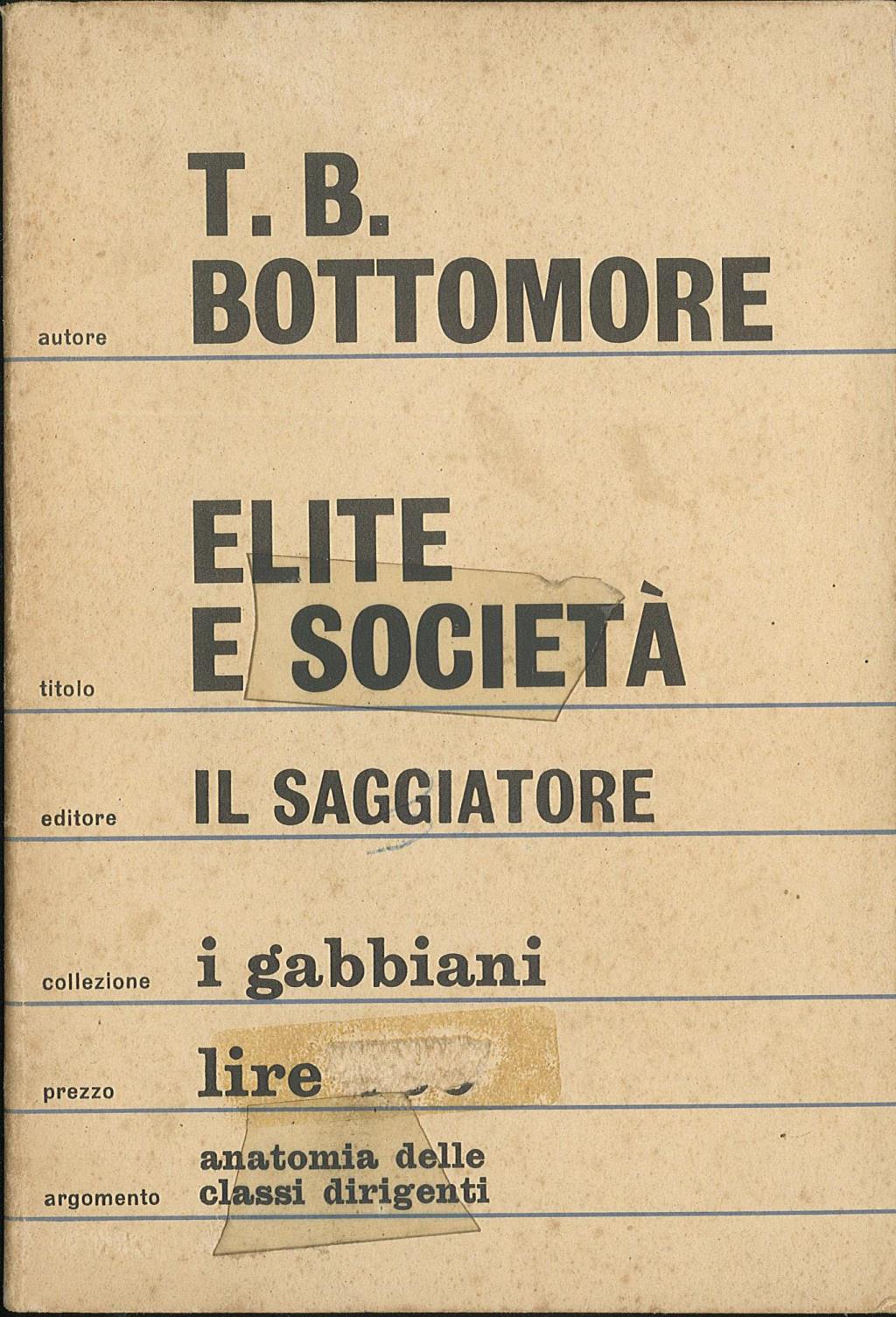 Elite e società