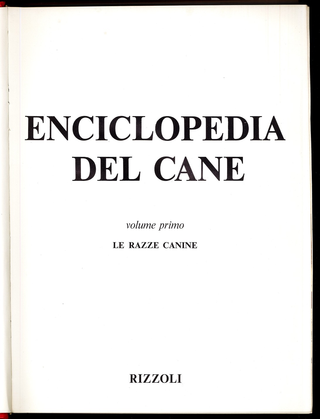 Enciclopedia del cane 1