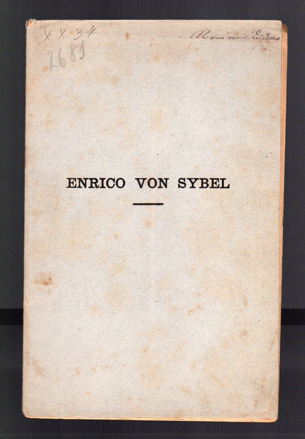 Enrico Von Sybel