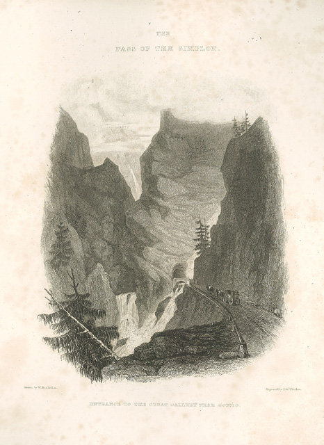 Entrance to the great gallery near Gondo