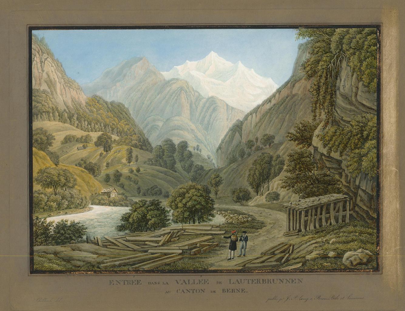 Entree dans la vallèe de Lauterbrunnen