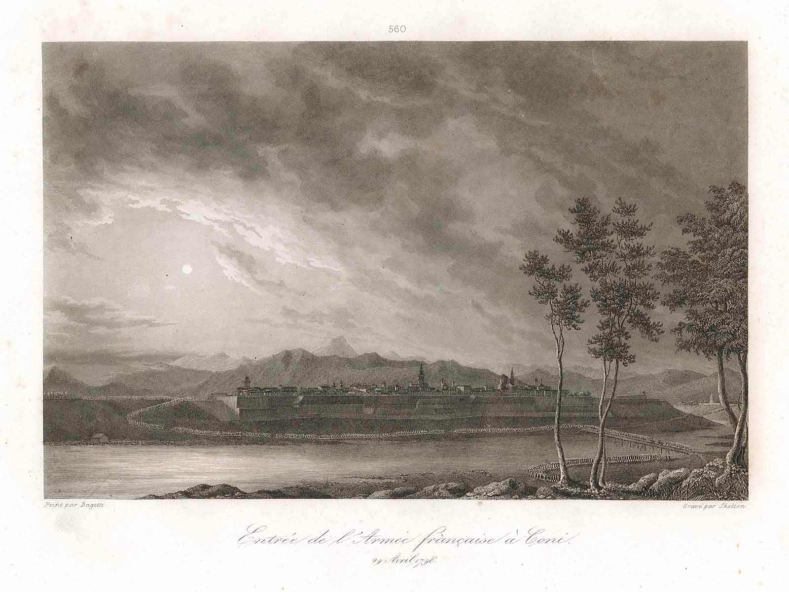 Entrée de l'Armée francaise à Coni 29 avril 1796