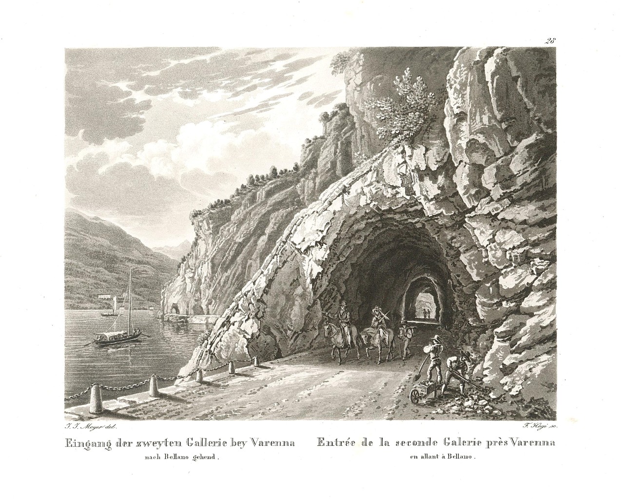 Entrèe de la seconde Galerie près Varenna en allant à …