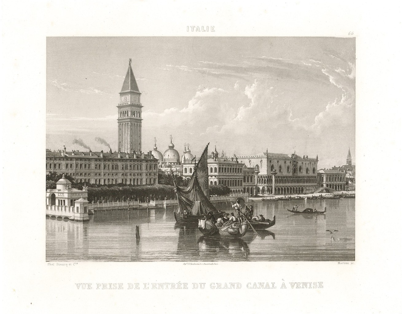 Entrée du grand Canal, à Venise