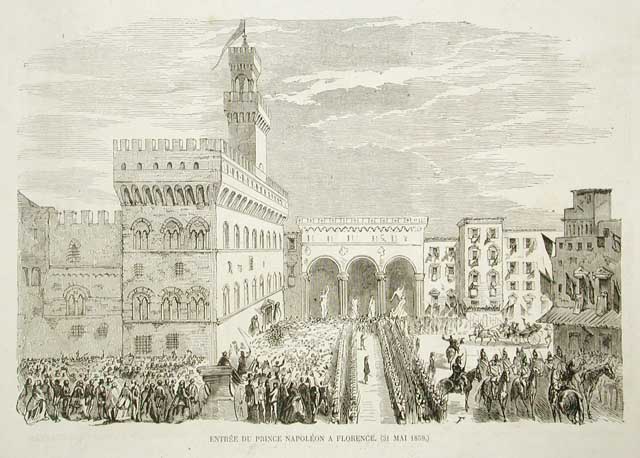 Entrée du prince Napoleon a Florence (31 Mai 1859)
