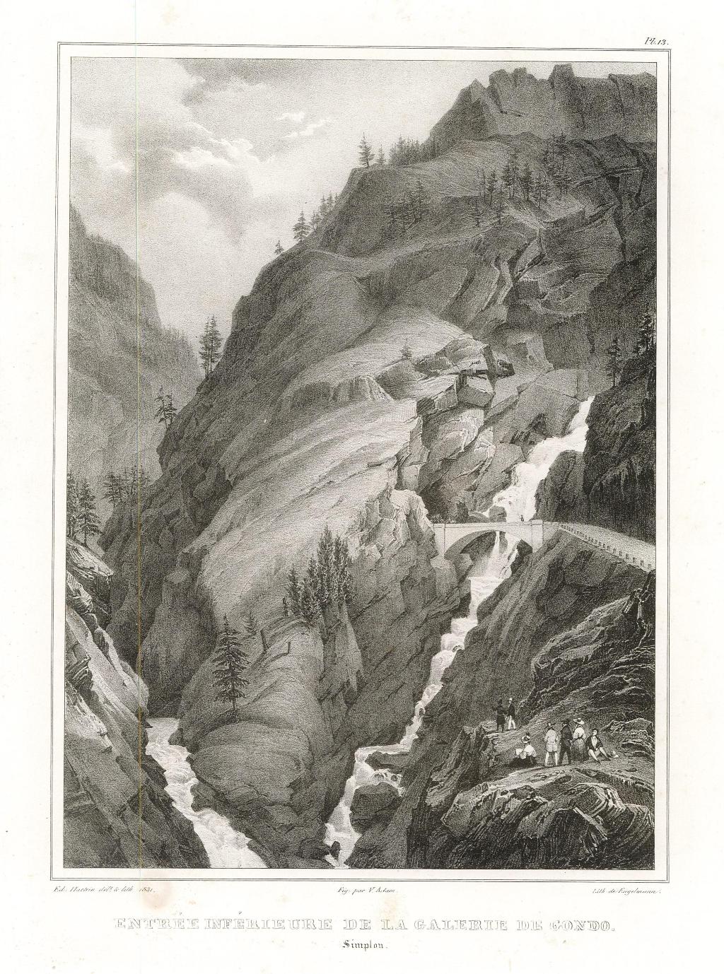 Entrée inférieure de la Galerie de Gondo