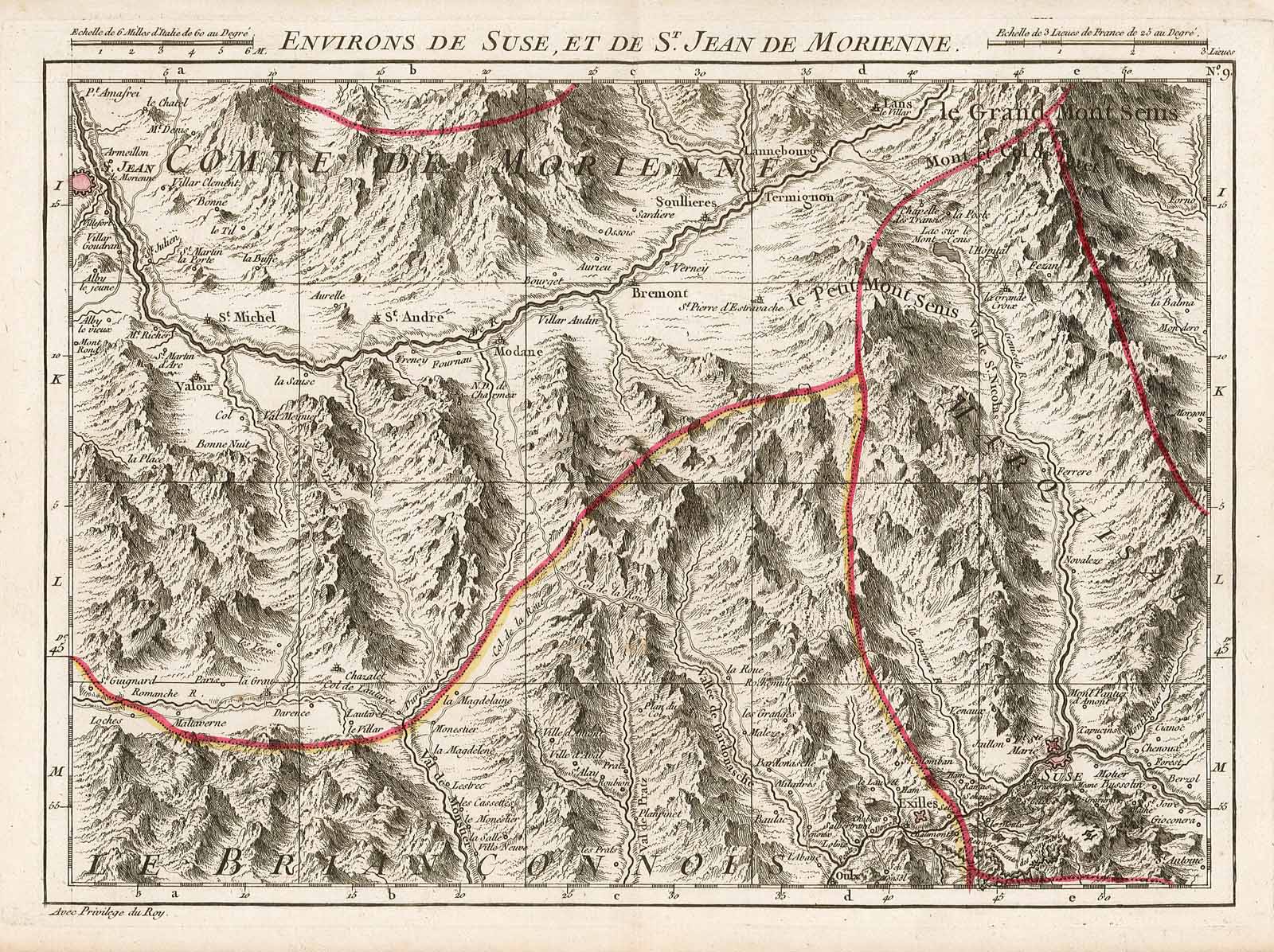 Environs de Suse, et de St.Jean de Morienne