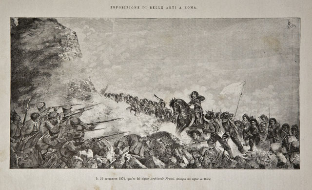 Esposizione di Belle Arti a Roma / Il 20 settembre …