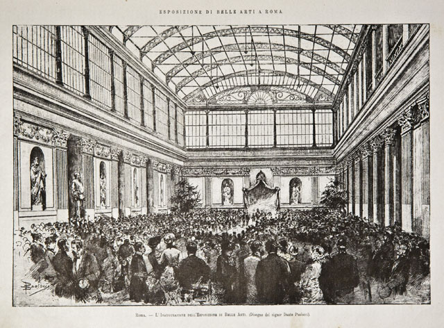Esposizione di Belle Arti a Roma / Roma / L’Inaugurazione …