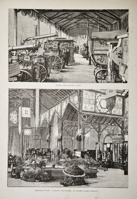 Esposizione di Lodi / Galleria dell’industria / Galleria delle macchine …