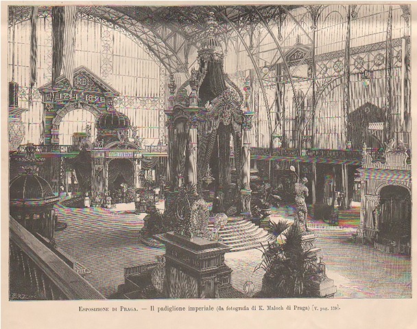Esposizione di Praga.- Il padiglione imperiale
