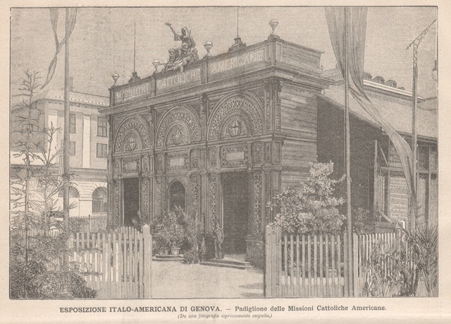 Esposizione italo-americana di Genova - Padiglione delle Missioni Cattoliche Americane