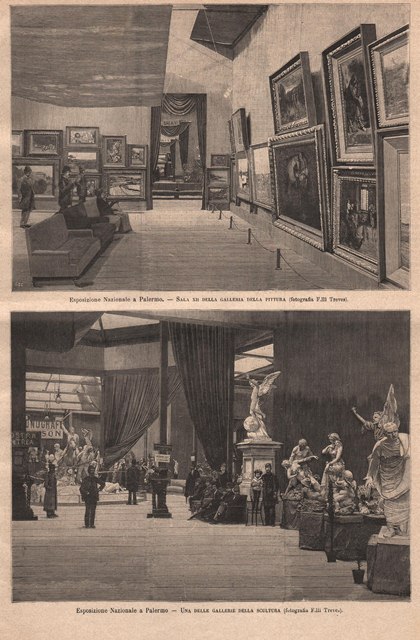 Esposizione Nazionale a Palermo - Sala XII della galleria della …