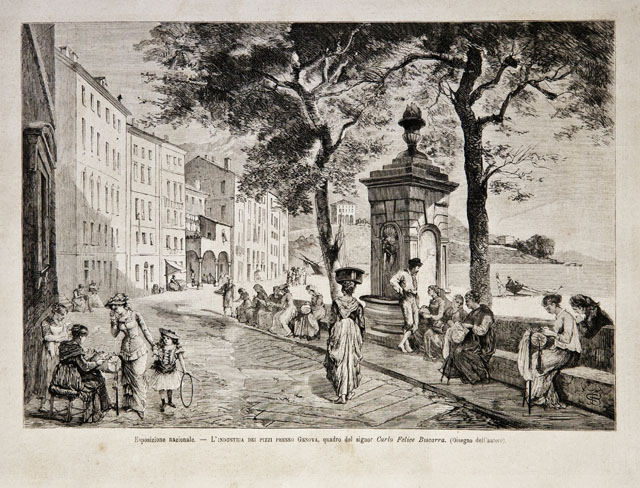 Esposizione Nazionale / L'industria dei pizzi presso Genova, quadro del …