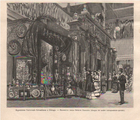 Esposizione Universale Colombiana a Chicago - Prospetto della Sezione Italiana