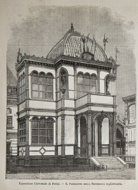 Esposizione Universale di Parigi.- Il Padiglione della Repubblica di Costarica