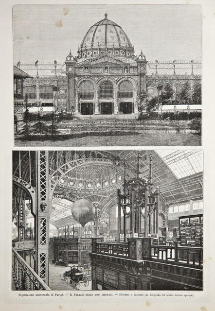 Esposizione universale di Parigi.- Il Palazzo delle arti liberali