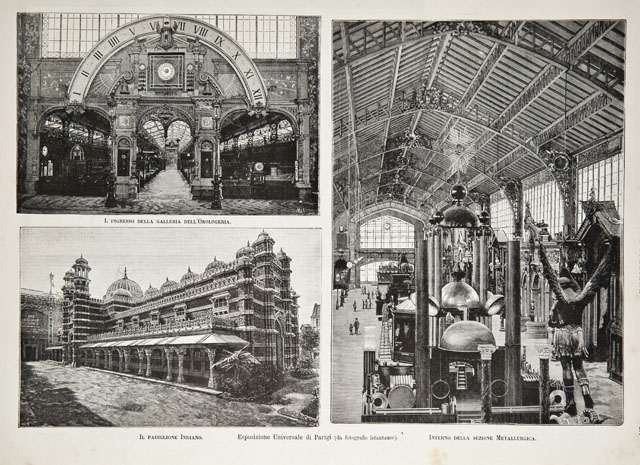 Esposizione Universale di Parigi.- L'ingresso delle galleria dell’Orologeria - Il …