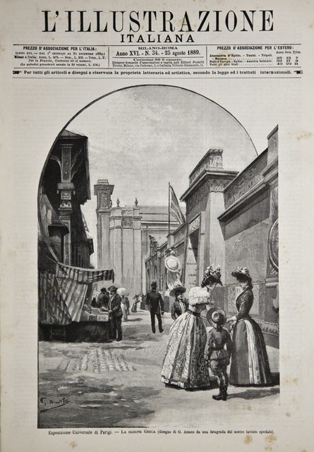 Esposizione Universale di Parigi.- La sezione Greca