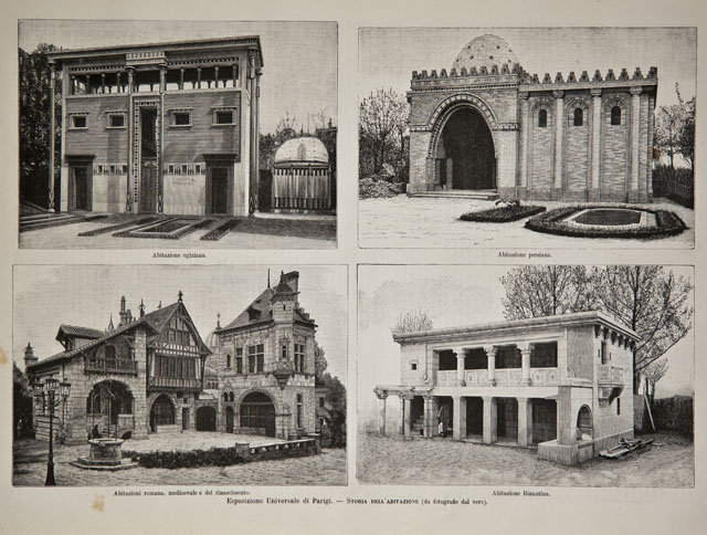 Esposizione Universale di Parigi.- Storia dell’abitazione