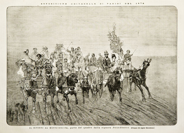 Esposizione Universale di Parigi del 1878.- Il ritorno da Montevergine, …