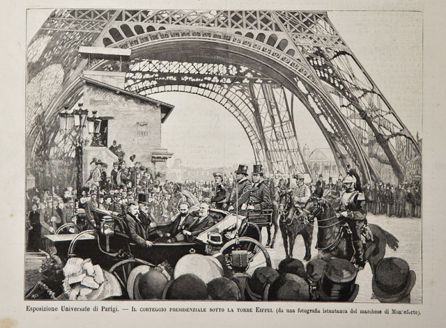 Esposizione Universale di Parigi / Il corteggio presidenziale sotto la …
