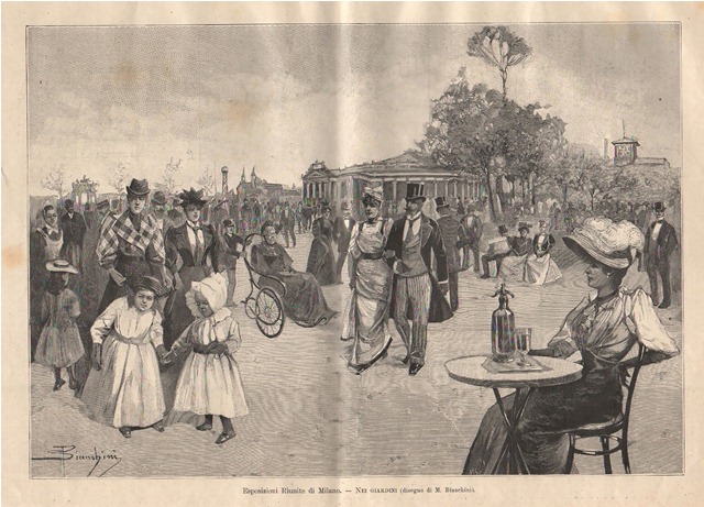 Esposizioni Riunite di Milano - Nei Giardini