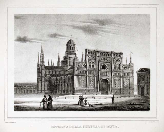 Esterno della Certosa di Pavia