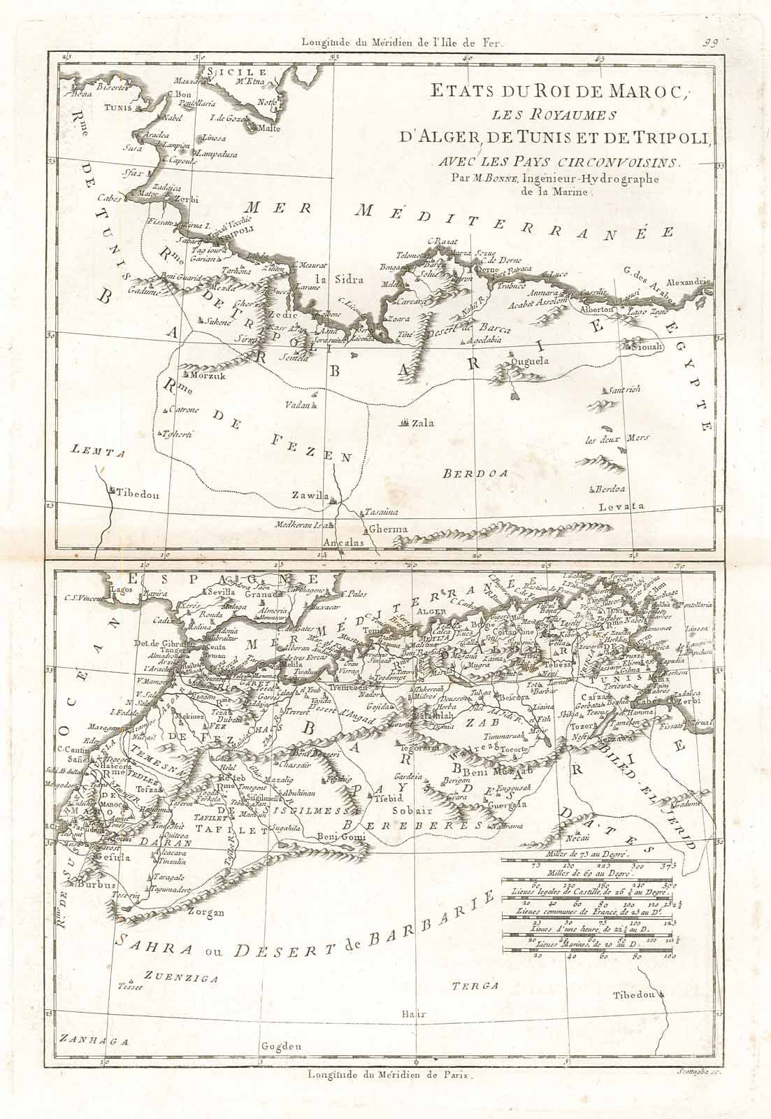 Etats du Roi de Maroc Les Royaumes d'Alger de Tunis …