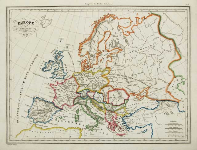 Europe ancienne 1831