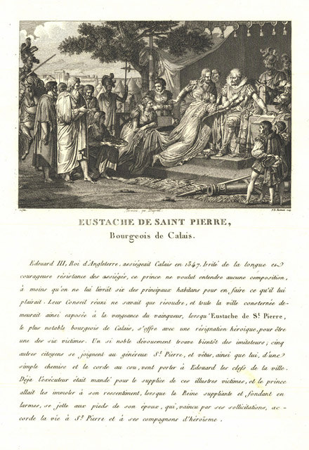 Eustache de Saint Pierre Bourgeois de Calais