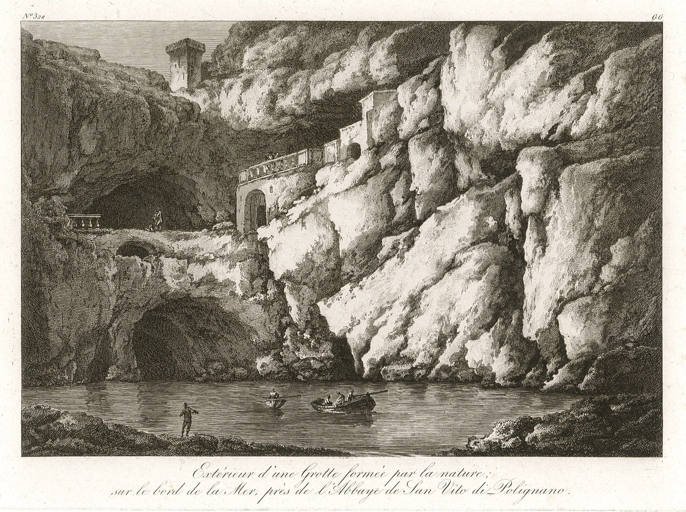 Extérieur d'une Grotte . de San Vito di Polignano