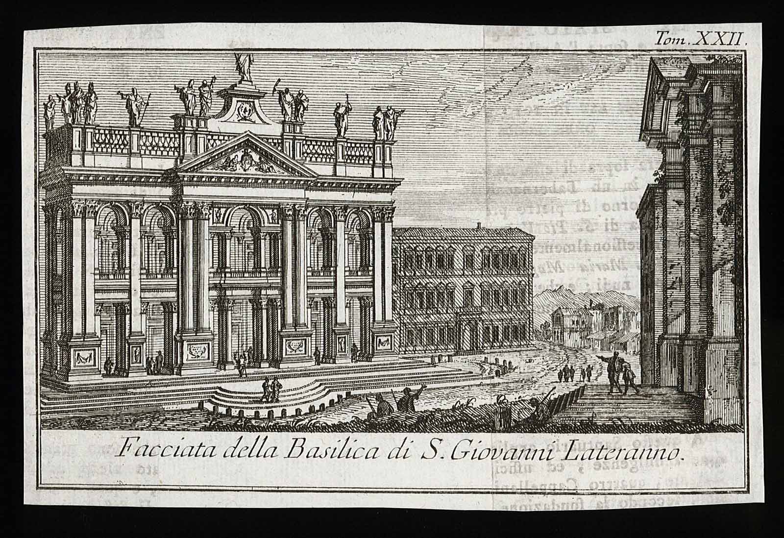 Facciata della Basilica di S. Giovanni Lateranno