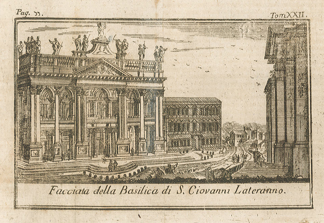 Facciata della Basilica di S. Giovanni Lateranno