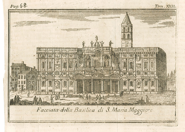 Facciata della Basilica di S. Maria Maggiore.